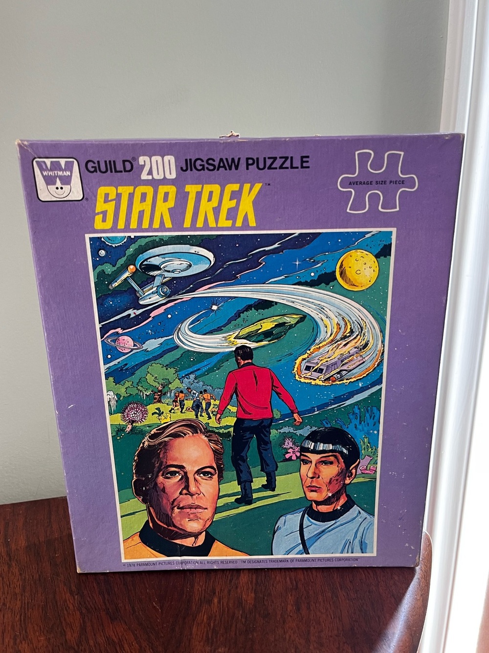 1978 sealed Star Trek 200-Piece Jigsaw Puzzle vintage whitman